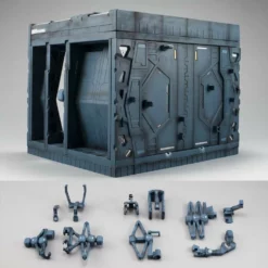 Megahouse Realistic Model Series 1/144 HG Gundam Seed GS05 Archangel Hangar Display -Bandai Sales 4535123833168c