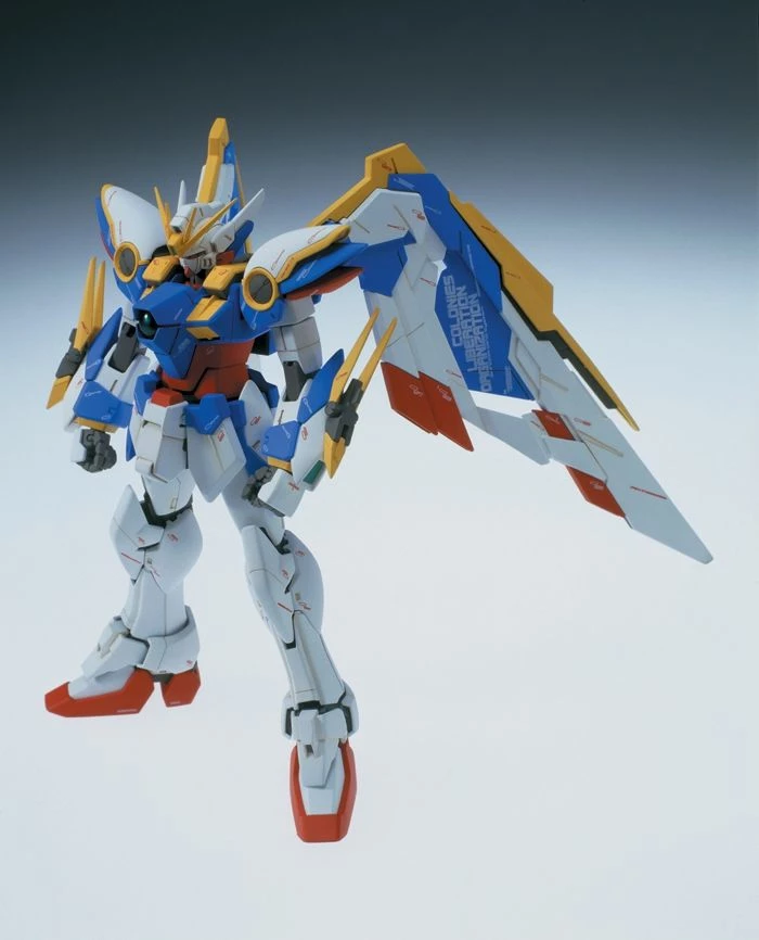 Bandai Gundam 1/100 MG Gundam Wing XXXG-01W Wing Gundam Ver Ka. Model Kit 1 Bandai Gundam 1/100 MG Gundam Wing XXXG-01W Wing Gundam Ver Ka. Model Kit