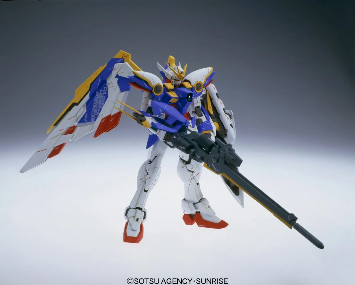 Bandai Gundam 1/100 MG Gundam Wing XXXG-01W Wing Gundam Ver Ka. Model Kit 3 Bandai Gundam 1/100 MG Gundam Wing XXXG-01W Wing Gundam Ver Ka. Model Kit - Image 3