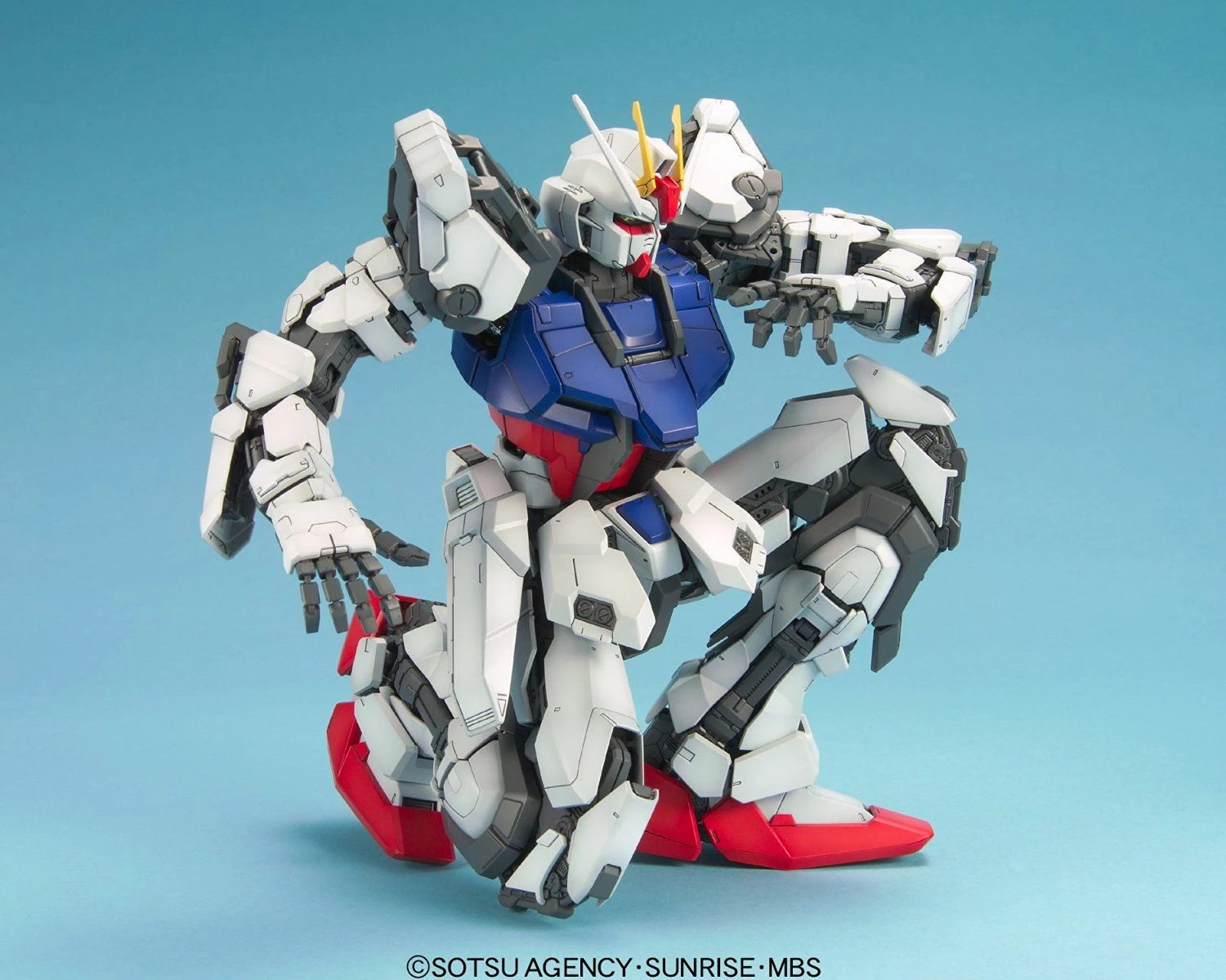 Bandai Gundam 1/60 PG Gundam SEED GAT-X105 Strike Gundam Model Kit 12 Bandai Gundam 1/60 PG Gundam SEED GAT-X105 Strike Gundam Model Kit - Image 12