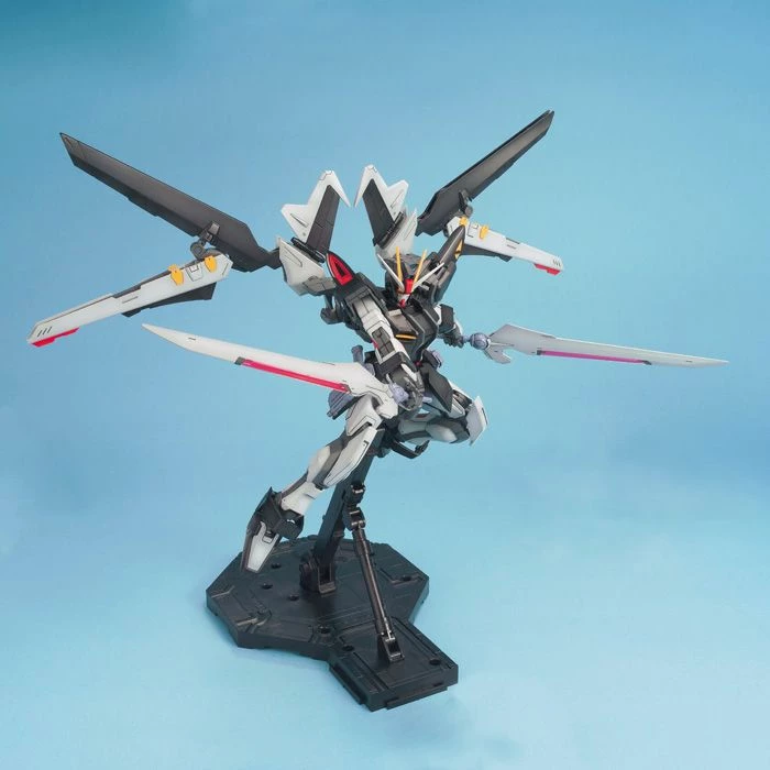 Bandai Gundam 1/100 MG Seed CE:73: Stargazer GAT-X105E+AQM/E-X09S Strike Noir Model Kit 5 Bandai Gundam 1/100 MG Seed CE:73: Stargazer GAT-X105E+AQM/E-X09S Strike Noir Model Kit - Image 5