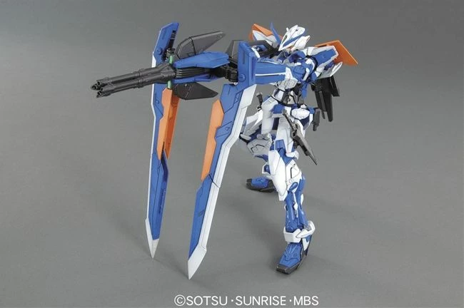 Bandai Gundam 1/100 MG Seed VS Astray MBF-P03 Gundam Astray Blue Frame Second Revise Model Kit 4 Bandai Gundam 1/100 MG Seed VS Astray MBF-P03 Gundam Astray Blue Frame Second Revise Model Kit - Image 4