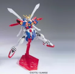 Bandai Gundam 1/144 HGUC #110 HGFC G Gundam GF13-017NJII God Gundam (Burning Gundam) Model Kit -Bandai Sales 4543112631183c