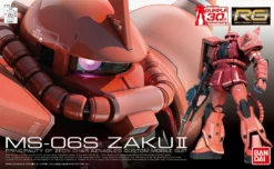 Bandai Gundam 1/144 RG #02 Gundam 0079 MS-06S Zaku II (Char Aznable's Custom) Model Kit -Bandai Sales 4543112655110
