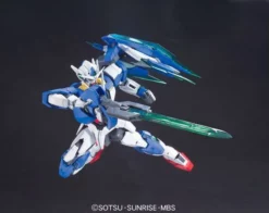Bandai Gundam 1/100 MG OO GNT-0000 00 Qan[t] Quanta Celestial Being Model Kit -Bandai Sales 4543112656544d