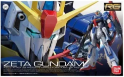 Bandai Gundam 1/144 RG #10 Zeta Gundam MSZ-006 Z Gundam Model Kit -Bandai Sales 4543112785398