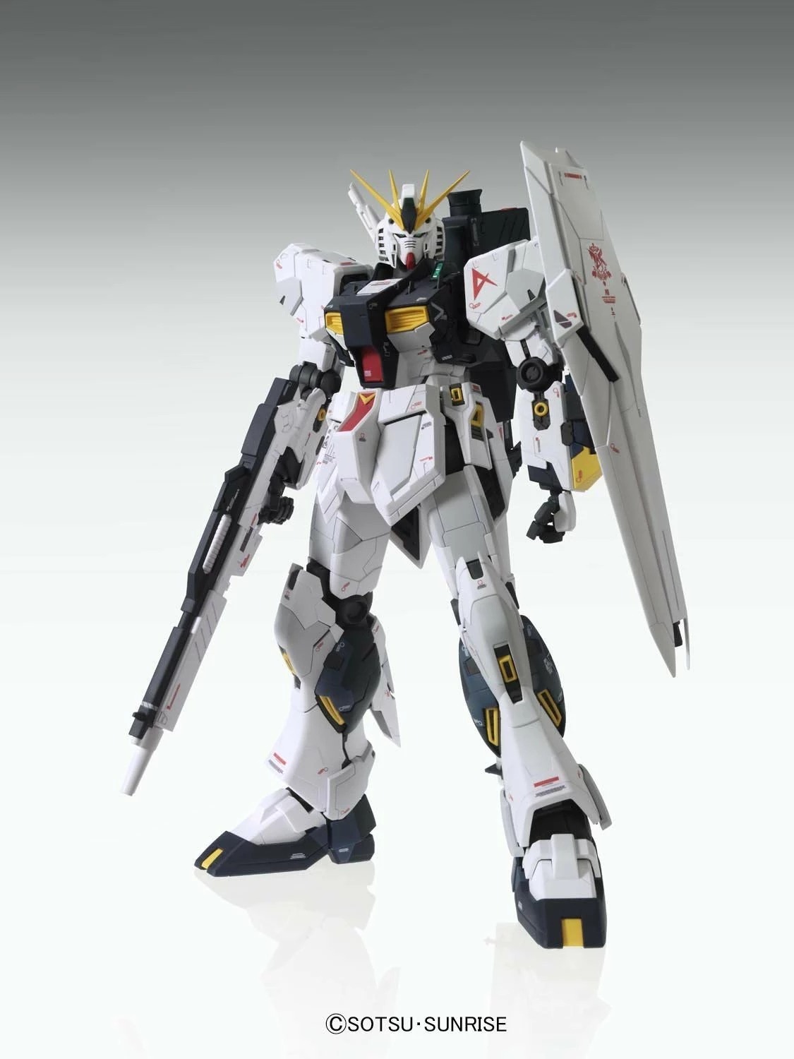 Bandai Gundam 1/100 MG RX-93 Char's Counter Attack Nu Gundam Ver. Ka Mobile Suit Model Kit 2 Bandai Gundam 1/100 MG RX-93 Char's Counter Attack Nu Gundam Ver. Ka Mobile Suit Model Kit - Image 2