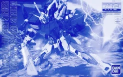 Bandai Gundam 1/100 MG Seed AQM/E-X03 + E-X02 Launcher And Sword Striker Model Kit Exclusive -Bandai Sales 4543112836403