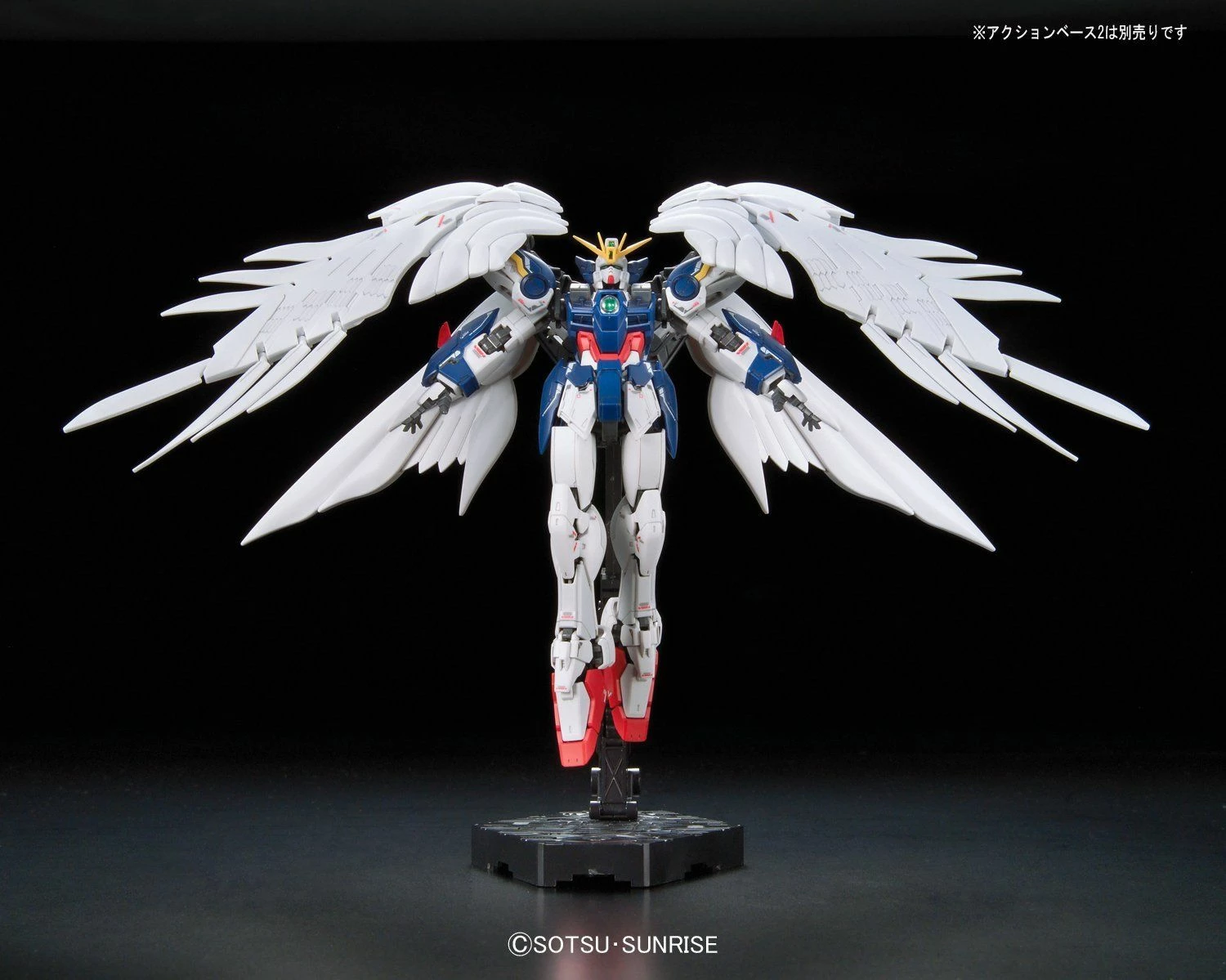 Bandai Gundam 1/144 RG #17 Wing Endless Waltz XXXG-00W0 Wing Gundam Zero EW (Wing Zero Custom) Model Kit 2 Bandai Gundam 1/144 RG #17 Wing Endless Waltz XXXG-00W0 Wing Gundam Zero EW (Wing Zero Custom) Model Kit - Image 2