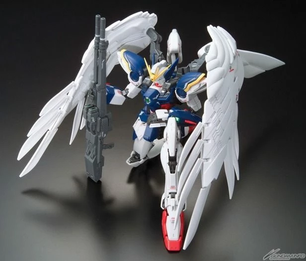 Bandai Gundam 1/144 RG #17 Wing Endless Waltz XXXG-00W0 Wing Gundam Zero EW (Wing Zero Custom) Model Kit 3 Bandai Gundam 1/144 RG #17 Wing Endless Waltz XXXG-00W0 Wing Gundam Zero EW (Wing Zero Custom) Model Kit - Image 3