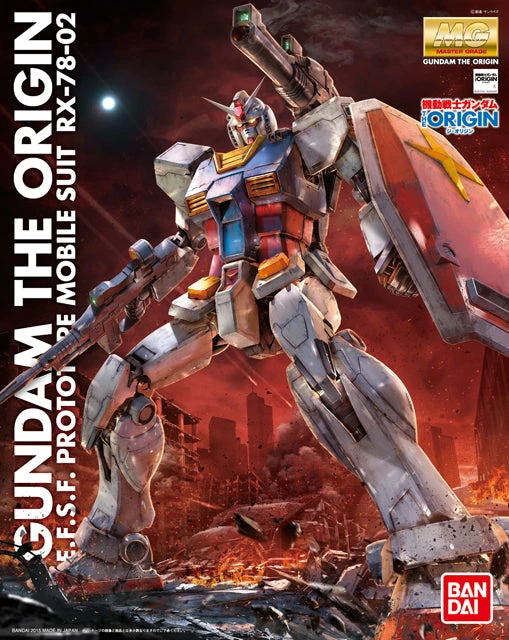 Bandai Gundam 1/100 MG The Origin RX-78-2 Gundam Origin Ver. Model Kit 11 Bandai Gundam 1/100 MG The Origin RX-78-2 Gundam Origin Ver. Model Kit - Image 11