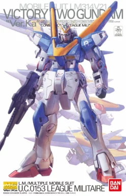 Bandai Gundam 1/100 MG V2 Gundam (Victory 2) Ver. Ka Model Kit -Bandai Sales 4549660032250