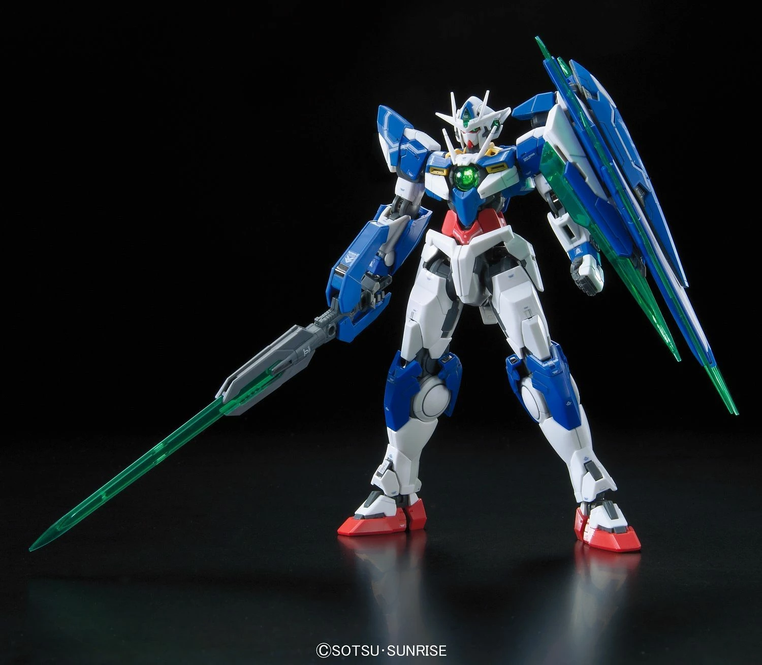 Bandai Gundam 1/144 RG #21 Gundam 00 GNT-0000 00 Quanta (QanT) Model Kit 1 Bandai Gundam 1/144 RG #21 Gundam 00 GNT-0000 00 Quanta (QanT) Model Kit