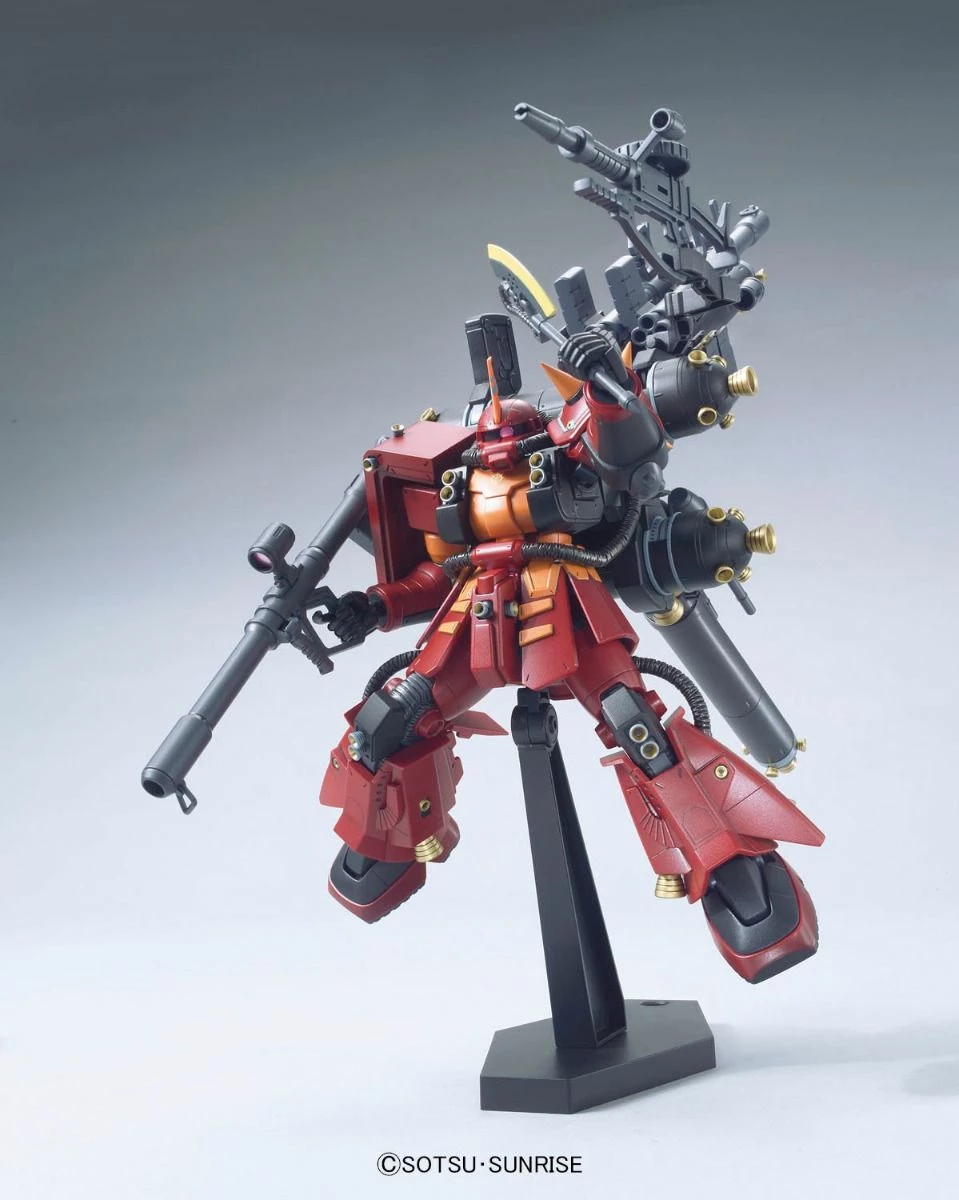 Bandai Gundam 1/144 HG Thunderbolt #09 MS-06R Zaku II High Mobility Type "Psycho Zaku" (Thunderbolt ONA Ver.) Model Kit 6 Bandai Gundam 1/144 HG Thunderbolt #09 MS-06R Zaku II High Mobility Type "Psycho Zaku" (Thunderbolt ONA Ver.) Model Kit - Image 6