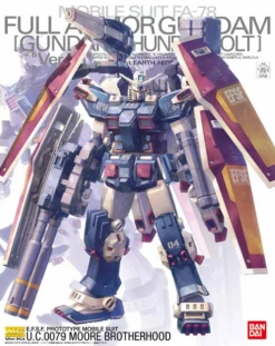 Bandai Gundam 1/100 MG Gundam Thunderbolt FA-78 Full Armor Gundam [Thunderbolt Ver.] Ver Ka. Model Kit -Bandai Sales 4549660075899