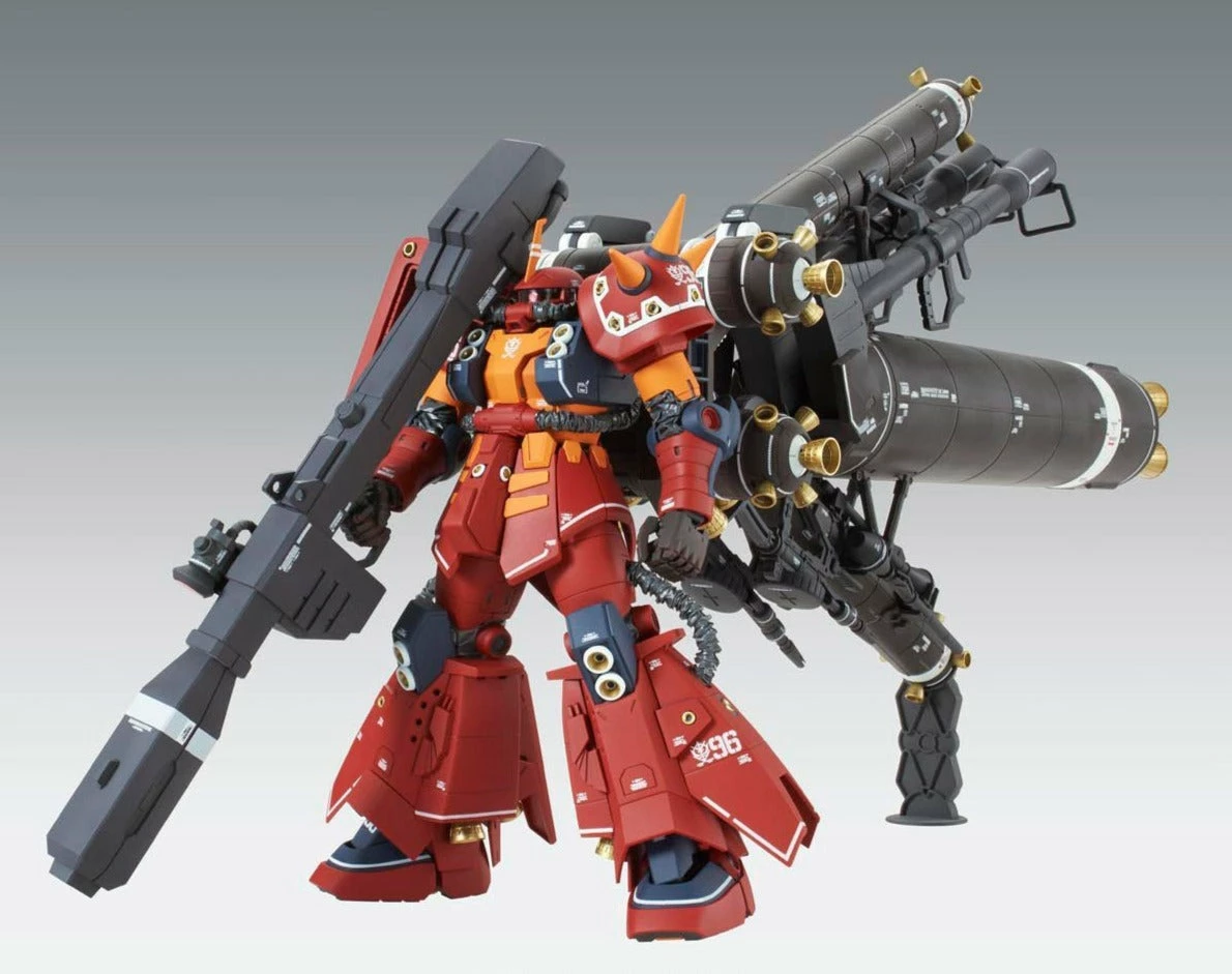 Bandai Gundam 1/100 MG Gundam Thunderbolt MS-06R High Mobility Type Zaku "Psycho Zaku" Ver. KA. Model Kit 1 Bandai Gundam 1/100 MG Gundam Thunderbolt MS-06R High Mobility Type Zaku "Psycho Zaku" Ver. KA. Model Kit