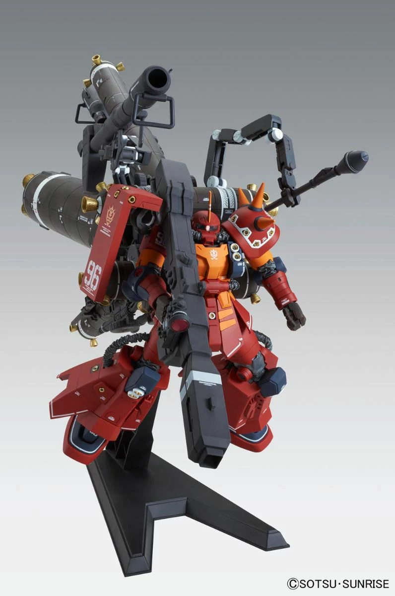 Bandai Gundam 1/100 MG Gundam Thunderbolt MS-06R High Mobility Type Zaku "Psycho Zaku" Ver. KA. Model Kit 2 Bandai Gundam 1/100 MG Gundam Thunderbolt MS-06R High Mobility Type Zaku "Psycho Zaku" Ver. KA. Model Kit - Image 2