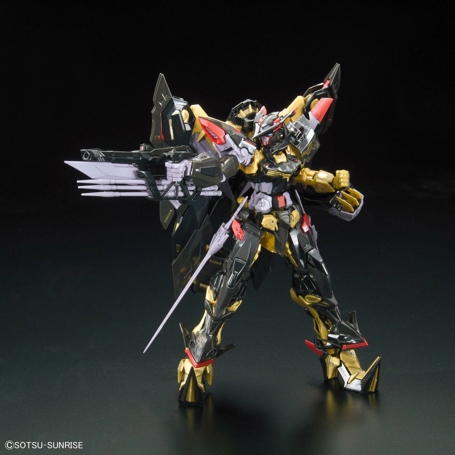 Bandai Gundam 1/144 RG #24 Seed Astray MBF-P01-Re2AMATU Gundam Astray Gold Frame Amatsu Mina Model Kit 3 Bandai Gundam 1/144 RG #24 Seed Astray MBF-P01-Re2AMATU Gundam Astray Gold Frame Amatsu Mina Model Kit - Image 3