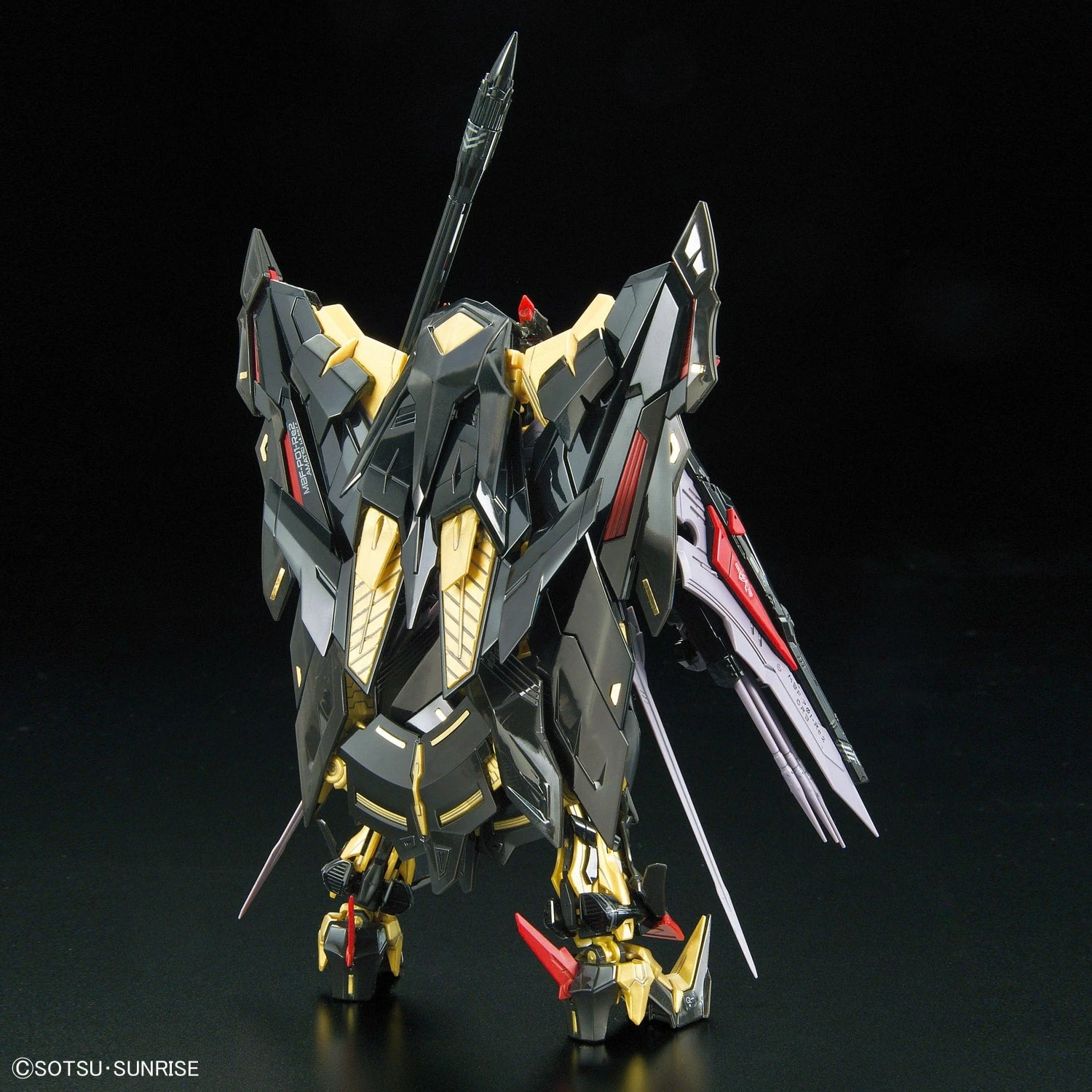 Bandai Gundam 1/144 RG #24 Seed Astray MBF-P01-Re2AMATU Gundam Astray Gold Frame Amatsu Mina Model Kit 5 Bandai Gundam 1/144 RG #24 Seed Astray MBF-P01-Re2AMATU Gundam Astray Gold Frame Amatsu Mina Model Kit - Image 5