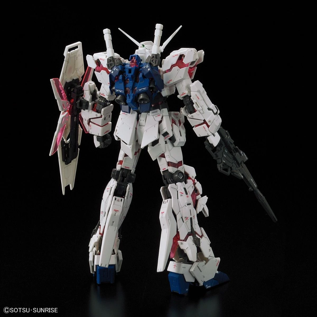 Bandai Gundam 1/144 RG #25 RX-0 Unicorn Gundam (Full Psycho Frame) Model Kit 2 Bandai Gundam 1/144 RG #25 RX-0 Unicorn Gundam (Full Psycho Frame) Model Kit - Image 2