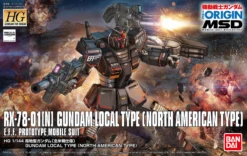 Bandai Gundam 1/144 HG The Origin #017 RX-78-01[N] Gundam Local Type (North American Type) Model Kit -Bandai Sales 4549660184287