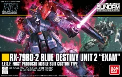 Bandai Gundam 1/144 HGUC #208 The Blue Destiny RX-79BD-2 Blue Destiny Unit 2 "EXAM" Revive Model Kit -Bandai Sales 4549660197744 a443ef1d dc5b 4b3b 834d b1e6b31febde