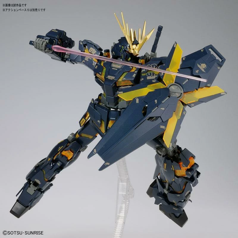 Bandai Gundam 1/100 MG Gundam Unicorn RX-0 Unicorn Gundam 02 Banshee Ver Ka. Model Kit 2 Bandai Gundam 1/100 MG Gundam Unicorn RX-0 Unicorn Gundam 02 Banshee Ver Ka. Model Kit - Image 2