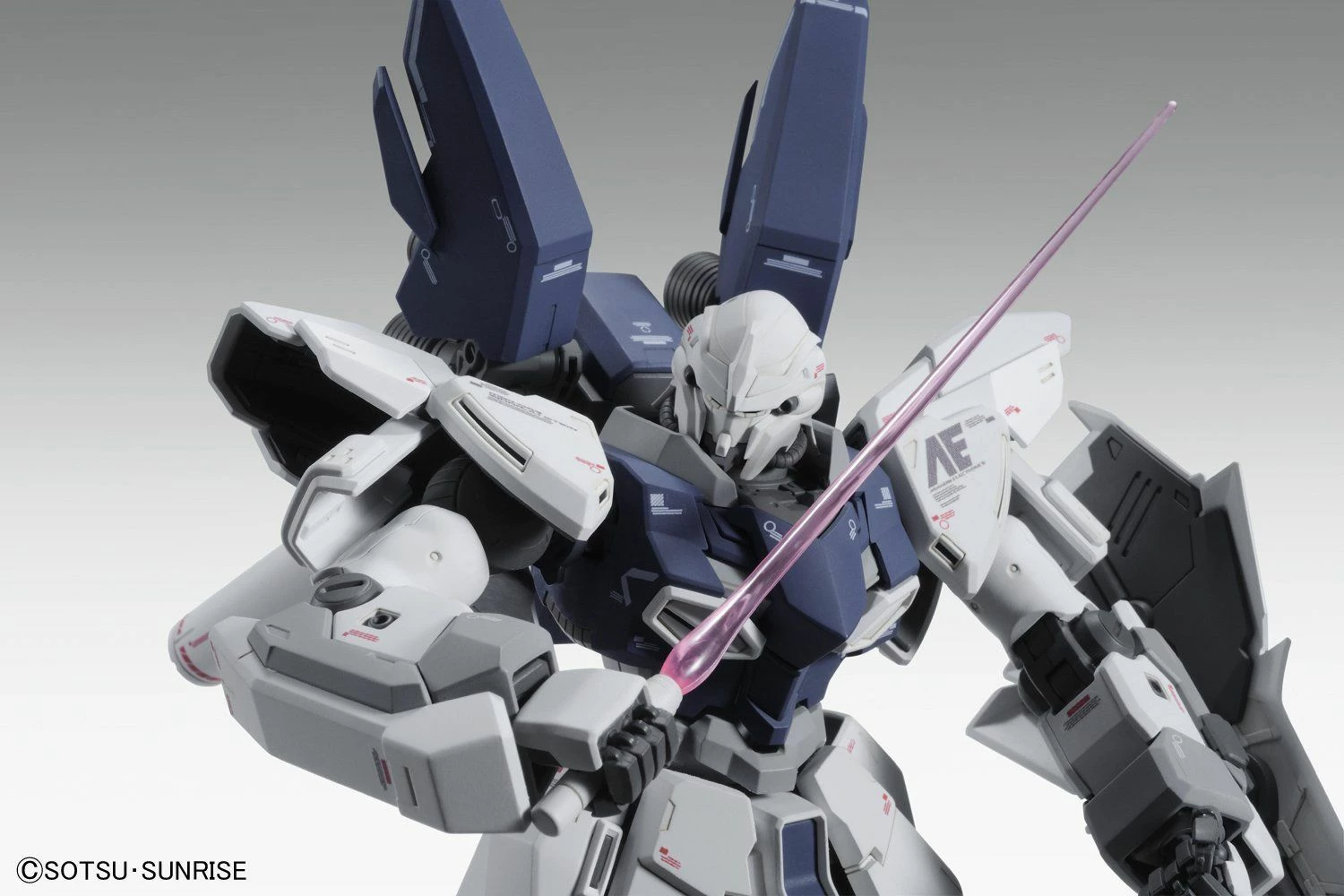 Bandai Gundam 1/100 MG Unicorn MSV Sinanju Stein Ver Ka MSN-06S Model Kit 8 Bandai Gundam 1/100 MG Unicorn MSV Sinanju Stein Ver Ka MSN-06S Model Kit - Image 8