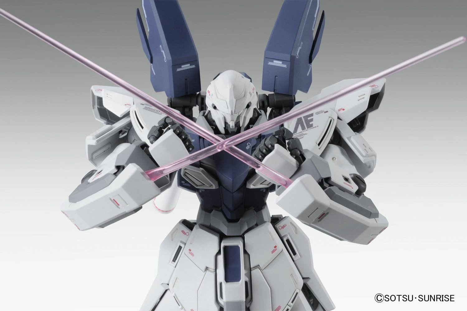 Bandai Gundam 1/100 MG Unicorn MSV Sinanju Stein Ver Ka MSN-06S Model Kit 7 Bandai Gundam 1/100 MG Unicorn MSV Sinanju Stein Ver Ka MSN-06S Model Kit - Image 7