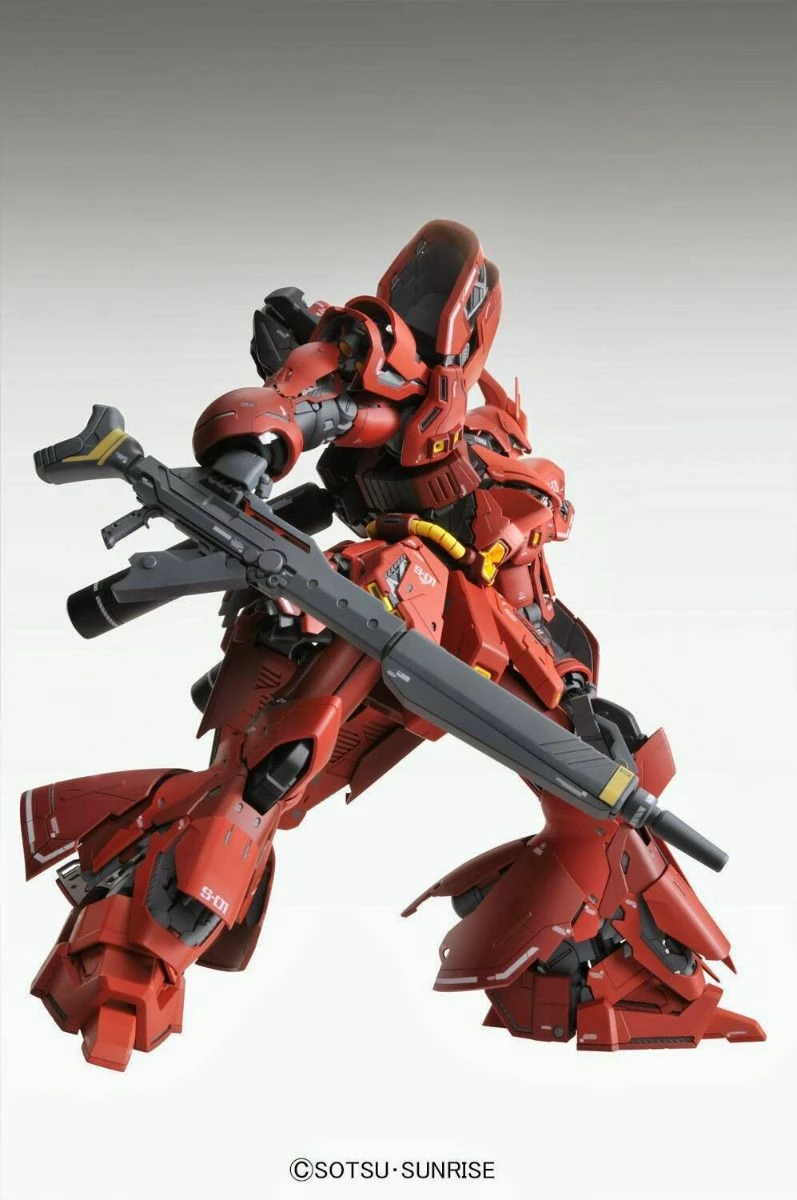 Bandai Gundam 1/100 MG Char's Counterattack MSN-04 Sazabi Ver. Ka Mobile Suit Model Kit 3 Bandai Gundam 1/100 MG Char's Counterattack MSN-04 Sazabi Ver. Ka Mobile Suit Model Kit - Image 3