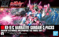 Bandai Gundam 1/144 HGUC #222 Gundam Narrative RX-9/C Narrative Gundam C-Packs Model Kit 15 Bandai Gundam 1/144 HGUC #222 Gundam Narrative RX-9/C Narrative Gundam C-Packs Model Kit -Bandai Sales 4573102567604