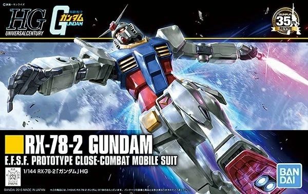 Bandai Gundam 1/144 HGUC #191 Gundam 0079 RX-78-2 Gundam Revive Model Kit 11 Bandai Gundam 1/144 HGUC #191 Gundam 0079 RX-78-2 Gundam Revive Model Kit - Image 11