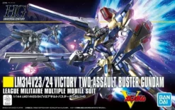 Bandai Gundam 1/144 HGUC #189 Victory Gundam LM314V23/24 Victory Two V2 Assault Buster Gundam Model Kit -Bandai Sales 4573102577511