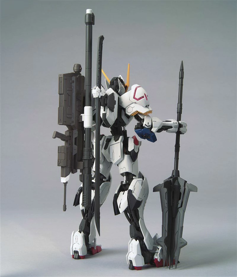 Bandai Gundam 1/100 MG IBO ASW-G-08 Gundam Barbatos Iron Blooded Orphans Model Kit 4 Bandai Gundam 1/100 MG IBO ASW-G-08 Gundam Barbatos Iron Blooded Orphans Model Kit - Image 4
