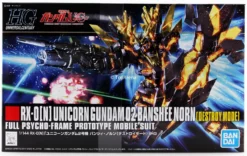 Bandai Gundam 1/144 HGUC #175 Gundam Unicorn RX-0[N] Unicorn Gundam 02 Banshee Norn Destroy Mode Model Kit -Bandai Sales 4573102587800
