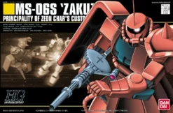 Bandai Gundam 1/144 HGUC #032 Gundam 0079 MS-06S Zaku II Char Custom Model Kit -Bandai Sales 4573102588883