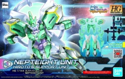 Bandai Gundam 1/144 HGBD:R #031 PFF-X7II/N8 Nepteight Unit Model Kit -Bandai Sales 4573102595447