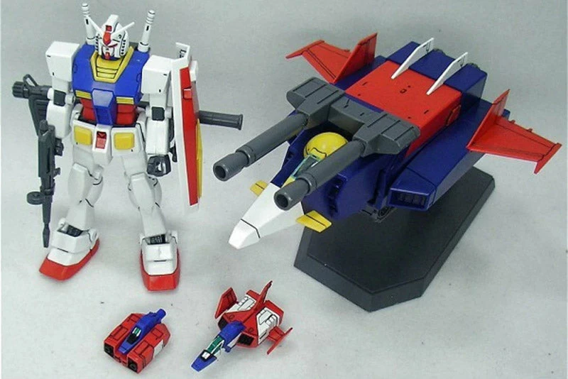 Bandai Gundam 1/144 HGUC #050 Gundam 0079 G-Armor (G-Fighter + RX-78-2 Gundam) Model Kit 5 Bandai Gundam 1/144 HGUC #050 Gundam 0079 G-Armor (G-Fighter + RX-78-2 Gundam) Model Kit - Image 5