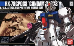 Bandai Gundam 1/144 HGUC #025 0083 Stardust Memory RX-78GP03S Gundam GP03S "Stamen" Model Kit -Bandai Sales 4573102609670