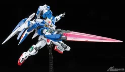 Bandai Gundam 1/144 RG #18 Gundam 00 GN-0000+GNR-010 00 Raiser Model Kit -Bandai Sales 4573102616036g