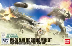 Bandai Gundam 1/144 HG UC Hard Graph MS-06 Zaku The Ground War Set Model Kit 13 Bandai Gundam 1/144 HG UC Hard Graph MS-06 Zaku The Ground War Set Model Kit -Bandai Sales 4573102628350