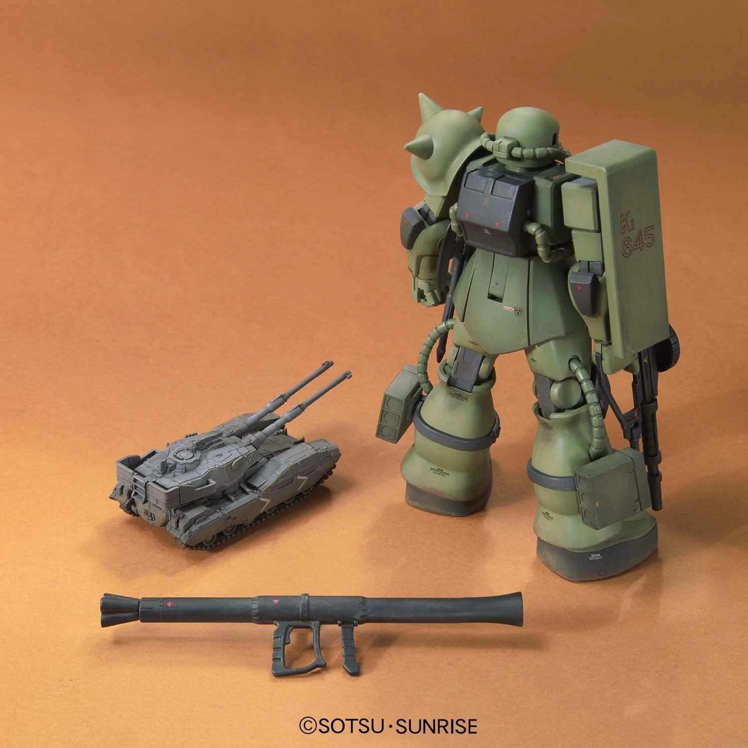 Bandai Gundam 1/144 HG UC Hard Graph MS-06 Zaku The Ground War Set Model Kit 4 Bandai Gundam 1/144 HG UC Hard Graph MS-06 Zaku The Ground War Set Model Kit - Image 4