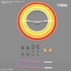 Bandai Gundam 1/144 RG #37 G Gundam GF13-017NJII God Gundam (Burning Gundam) Model Kit -Bandai Sales 4573102633583l