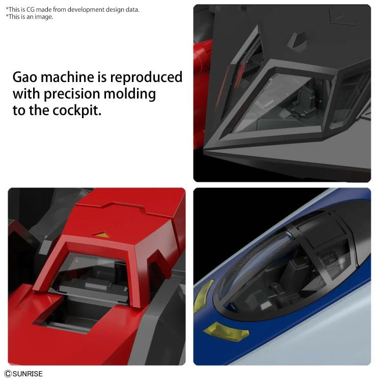 Bandai 1/144 RG The King Of Braves GaoGaiGar GaoGaiGar Model Kit 8 Bandai 1/144 RG The King Of Braves GaoGaiGar GaoGaiGar Model Kit - Image 8