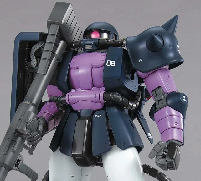 Bandai Gundam 1/100 MG MS-06R Zaku II Ver. 2.0 Black Tri-Stars Model Kit 2 Bandai Gundam 1/100 MG MS-06R Zaku II Ver. 2.0 Black Tri-Stars Model Kit - Image 2