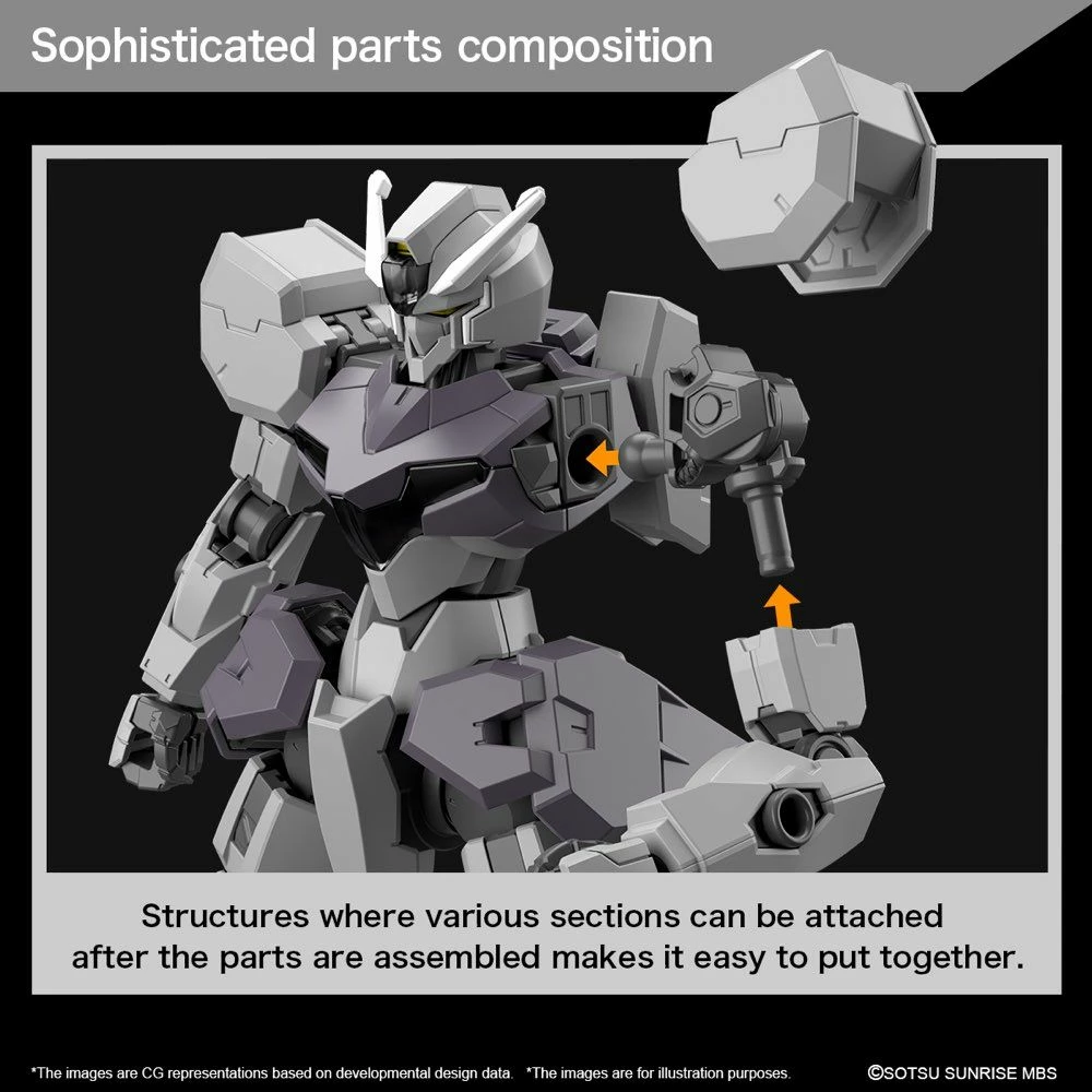Bandai Gundam 1/144 HG WFM #24 EDM-GB Gundvolva Model Kit 9 Bandai Gundam 1/144 HG WFM #24 EDM-GB Gundvolva Model Kit - Image 9