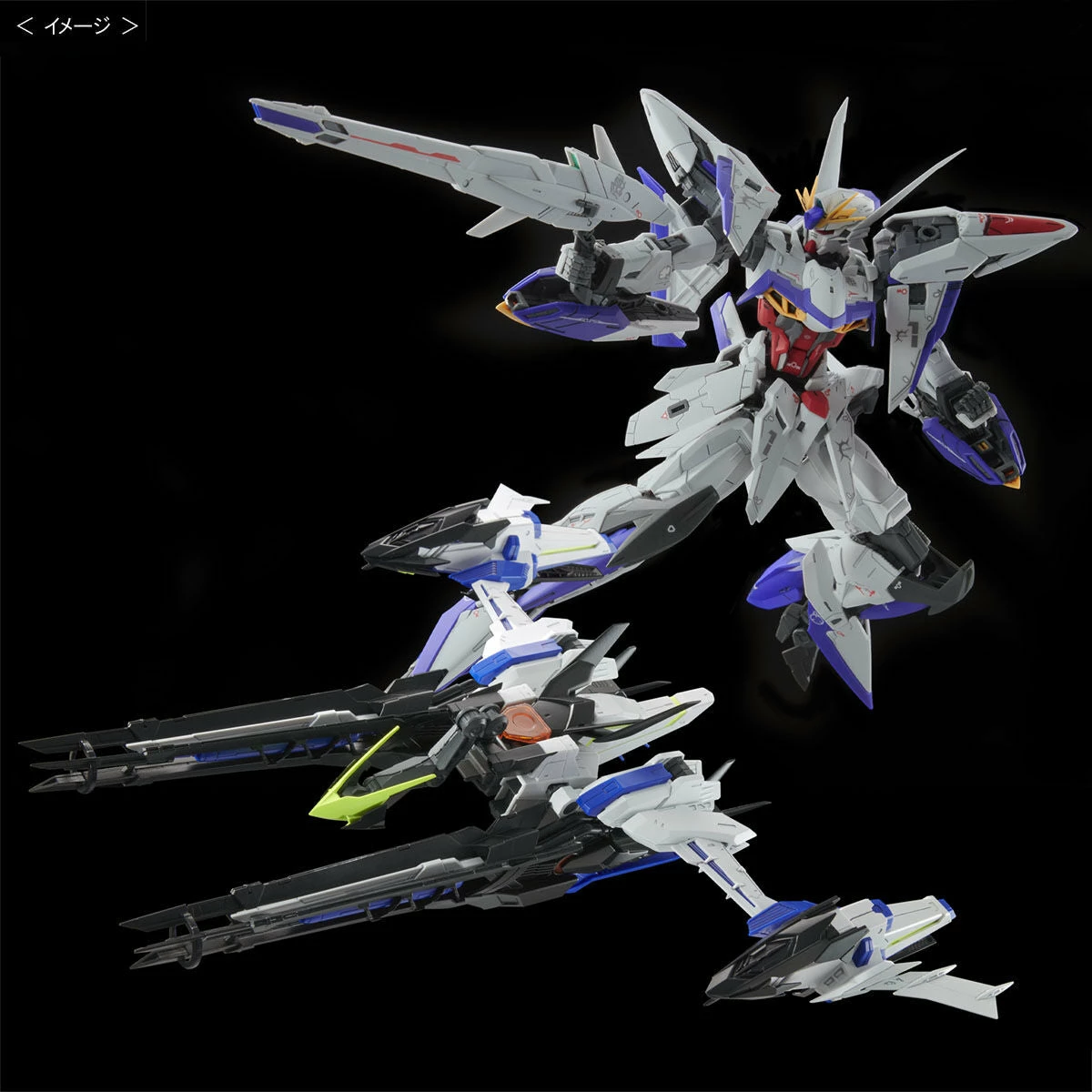 Bandai Gundam 1/100 MG Seed Eclipse Gundam + Raijin Striker Model Kit Exclusive 4 Bandai Gundam 1/100 MG Seed Eclipse Gundam + Raijin Striker Model Kit Exclusive - Image 4