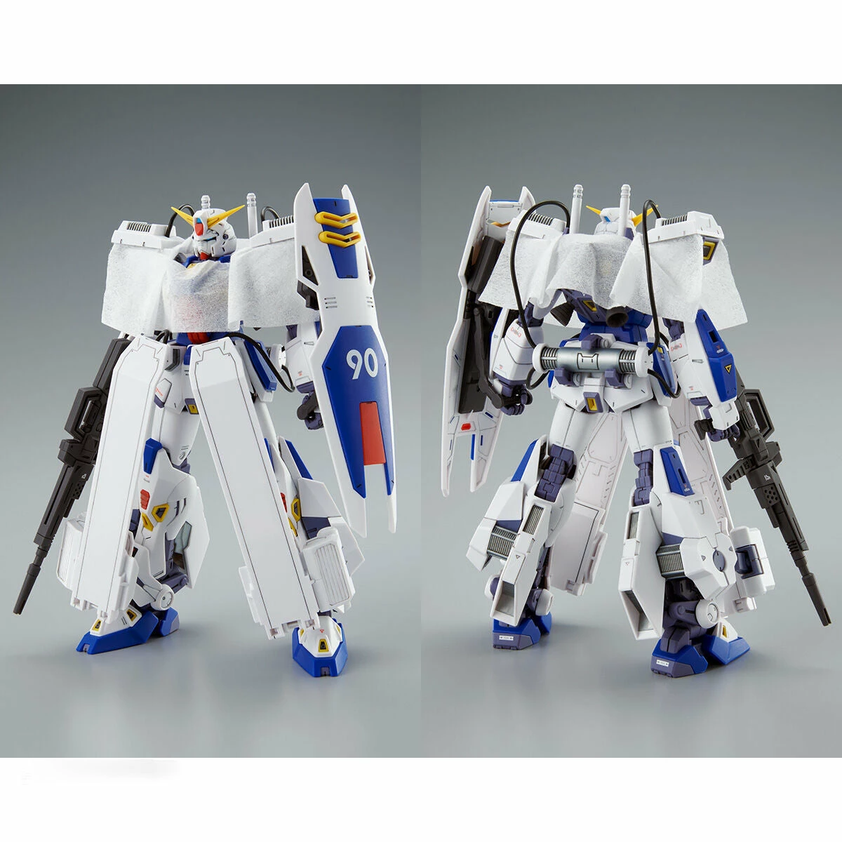 Bandai Gundam 1/100 MG Gundam F90 Mission Pack C-Type & T-Type For F90 Gundam Model Kit Exclusive 2 Bandai Gundam 1/100 MG Gundam F90 Mission Pack C-Type & T-Type For F90 Gundam Model Kit Exclusive - Image 2