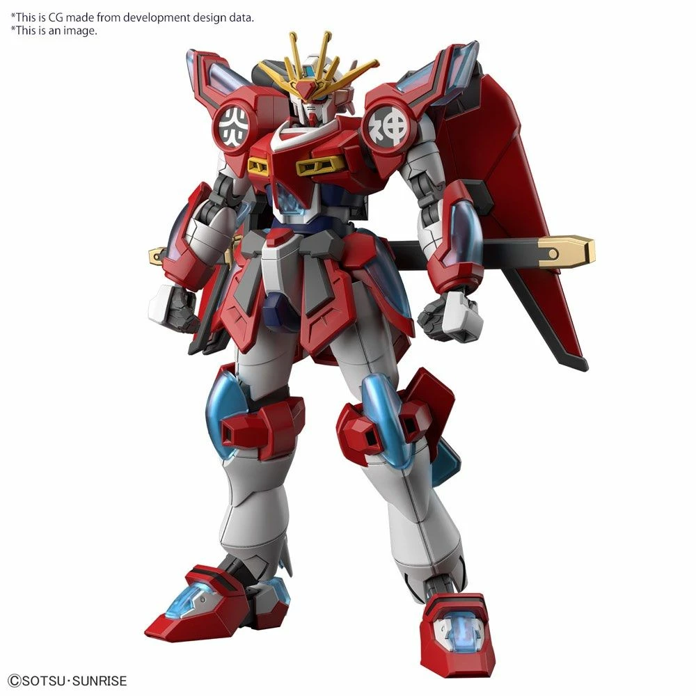 Bandai Gundam 1/144 HGBM #XX Shin Burning Gundam Model Kit 1 Bandai Gundam 1/144 HGBM #XX Shin Burning Gundam Model Kit