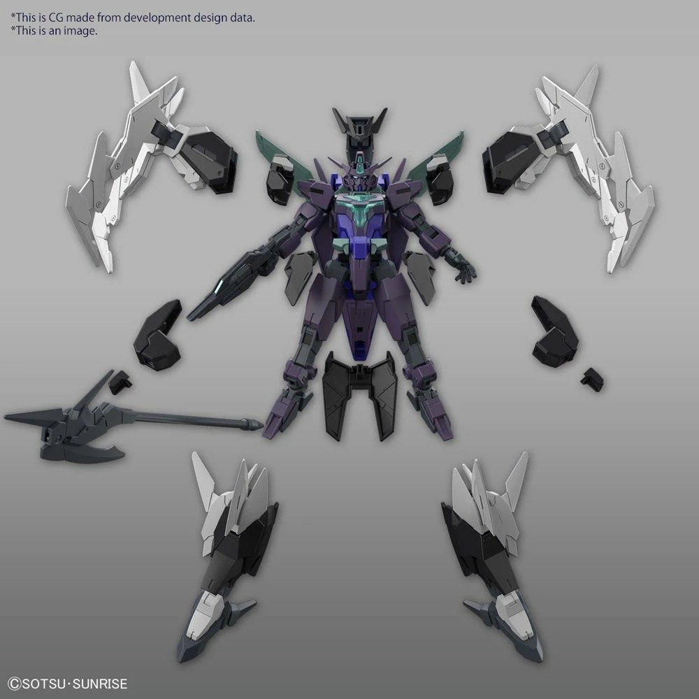 Bandai Gundam 1/144 HGBM #XX Plutine Gundam Model Kit 7 Bandai Gundam 1/144 HGBM #XX Plutine Gundam Model Kit - Image 7